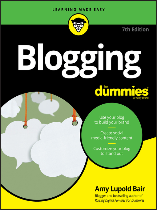 Title details for Blogging For Dummies by Amy Lupold Bair - Available